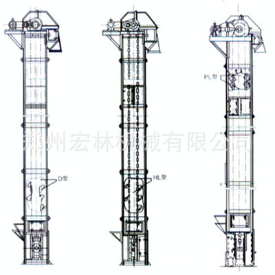 鄭州宏林機械 專業礦業斗式提升機生產廠家，水泥煤炭斗式提升機批發優選